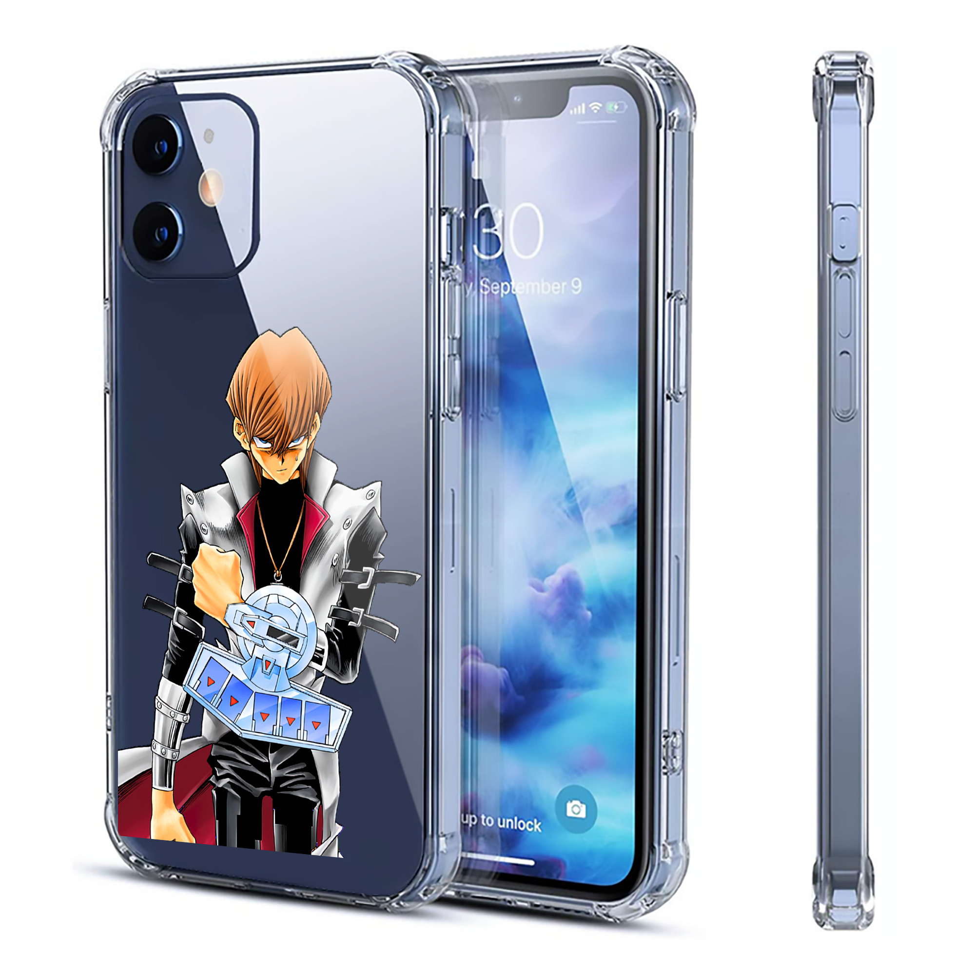 （画像用） 遊☆戯☆王 Yu-Gi-Oh! 【iPhone 12シリーズ対応】透明スマホケース（クリアソフトケース）